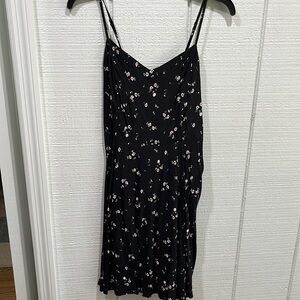 Old Navy, medium black dress with flowers